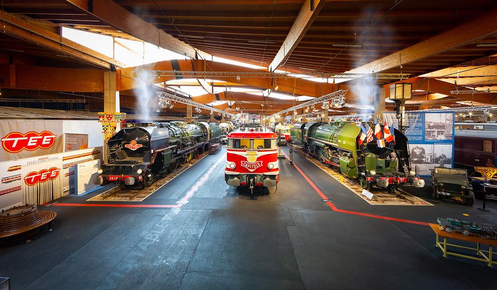 Quai de l'histoire à la Cité du Train Mulhouse