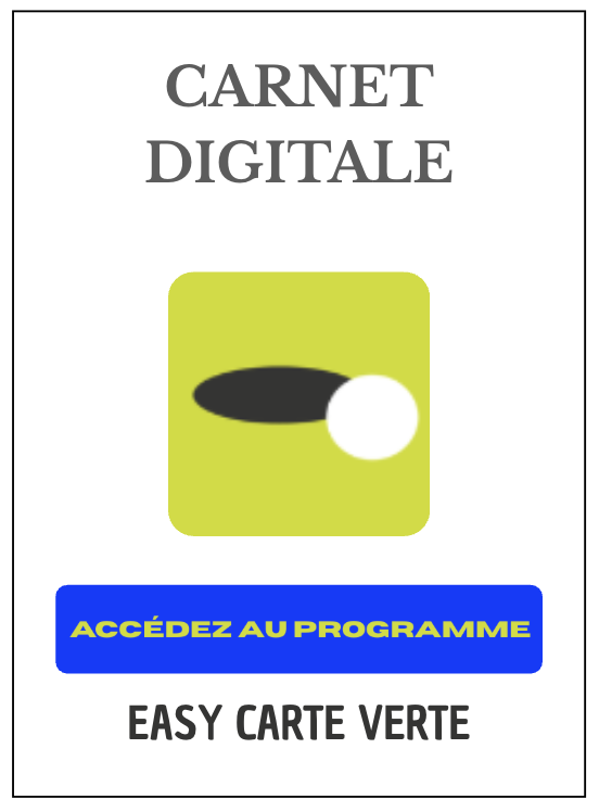 Application Easy Carte Verte